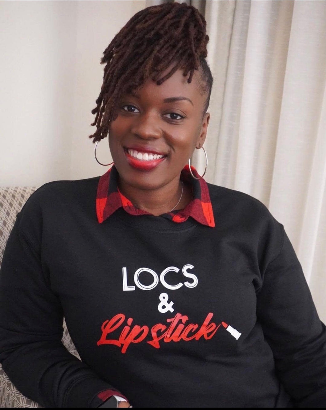 Locs & Lipstick Sweatshirt